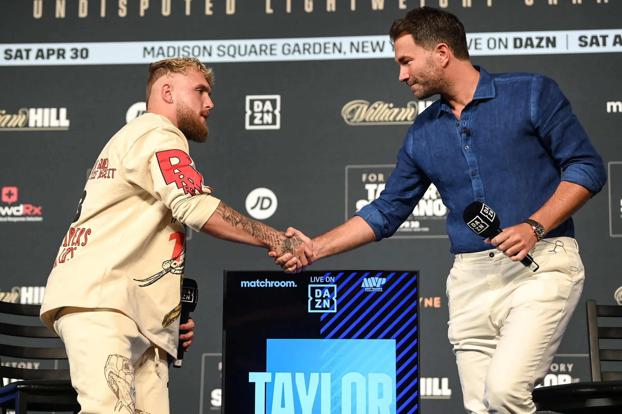 Jake Paul e Eddie Hearn Unem Forças para Revolucionar o Boxe Feminino: Parceria da MVP e Matchroom Já Contrata Skye Nicolson!