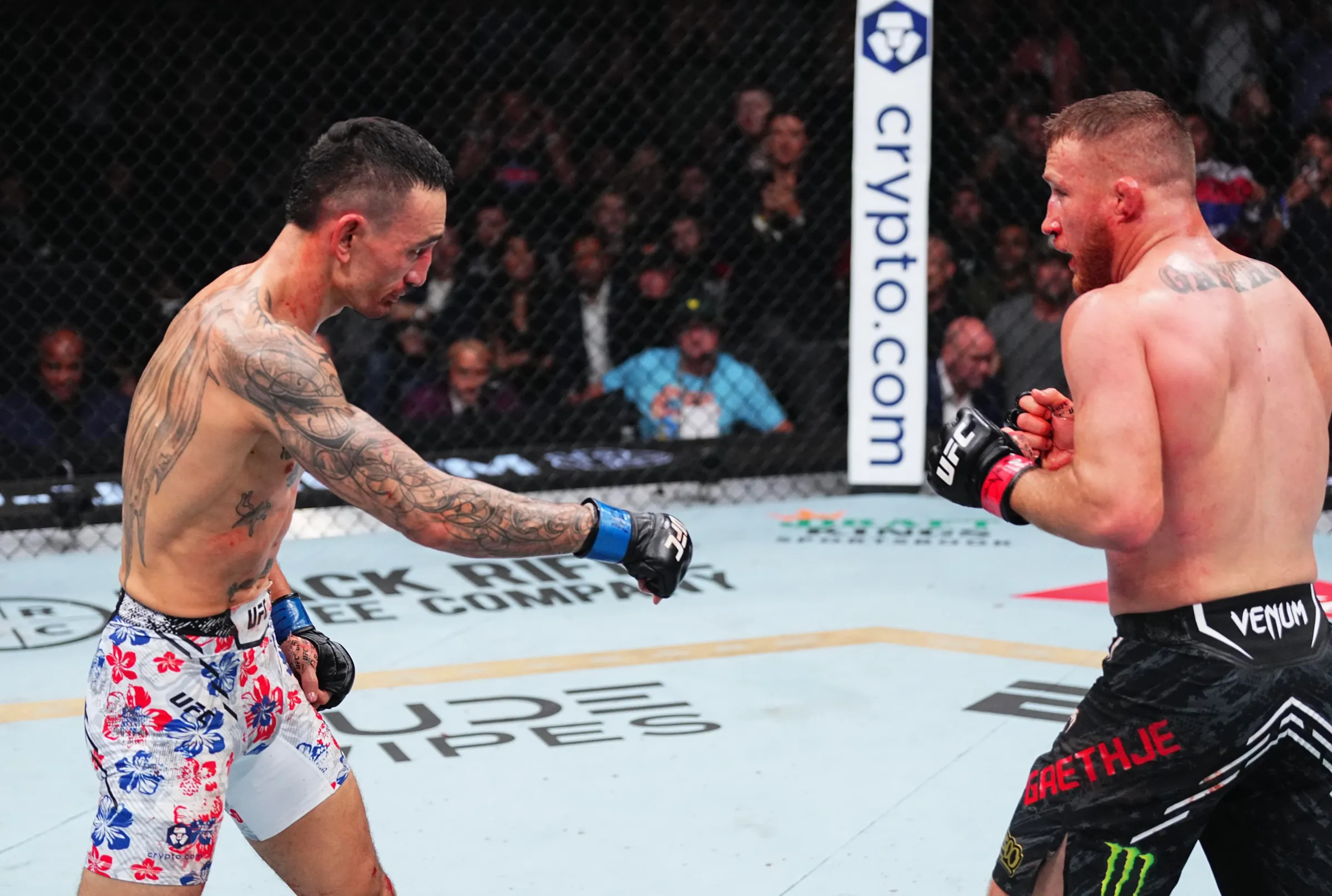 Max Holloway rebate Justin Gaethje sobre revanche após nocaute em Ilia Topuria no UFC White House e provoca: ‘Bati no Dustin, venci o Conor?’