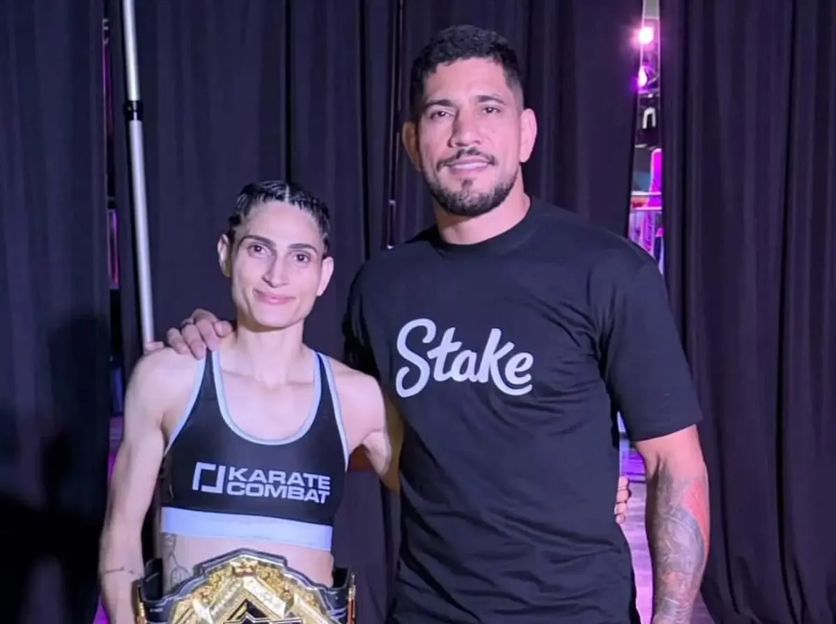 Alerta de Lutão: Irmã de Poatan, Aline Pereira, Defende Cinturão do Karate Combat Contra Ex-Bellator Juliana Velasquez