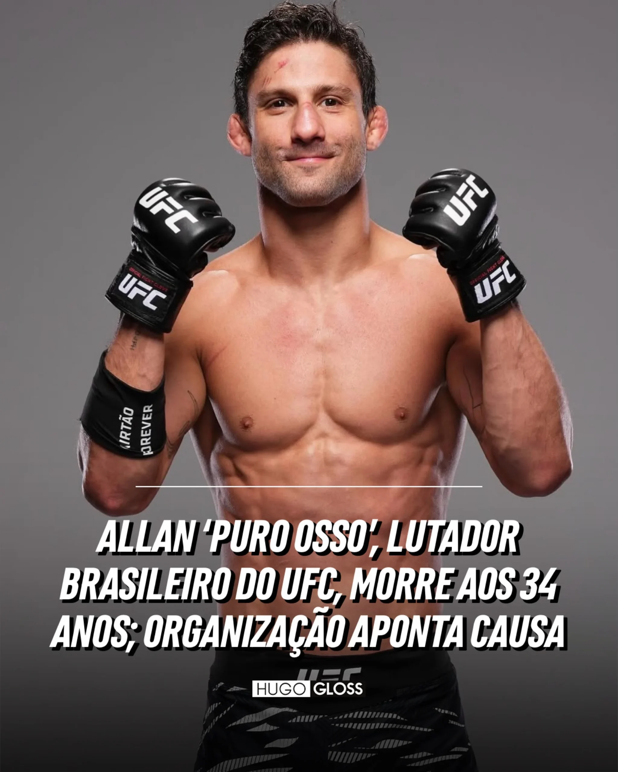 Luto no MMA: Entenda a trágica morte de Allan “Puro Osso” Nascimento, lutador brasileiro, aos 34 anos e a confirmação do UFC Brasil
