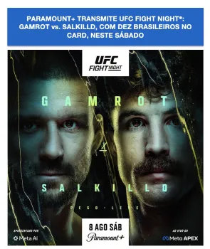 UFC Fight Night: Gamrot vs Salkilld agita Las Vegas com 10 Brasileiros e Transmissão Exclusiva no Paramount+ neste Sábado