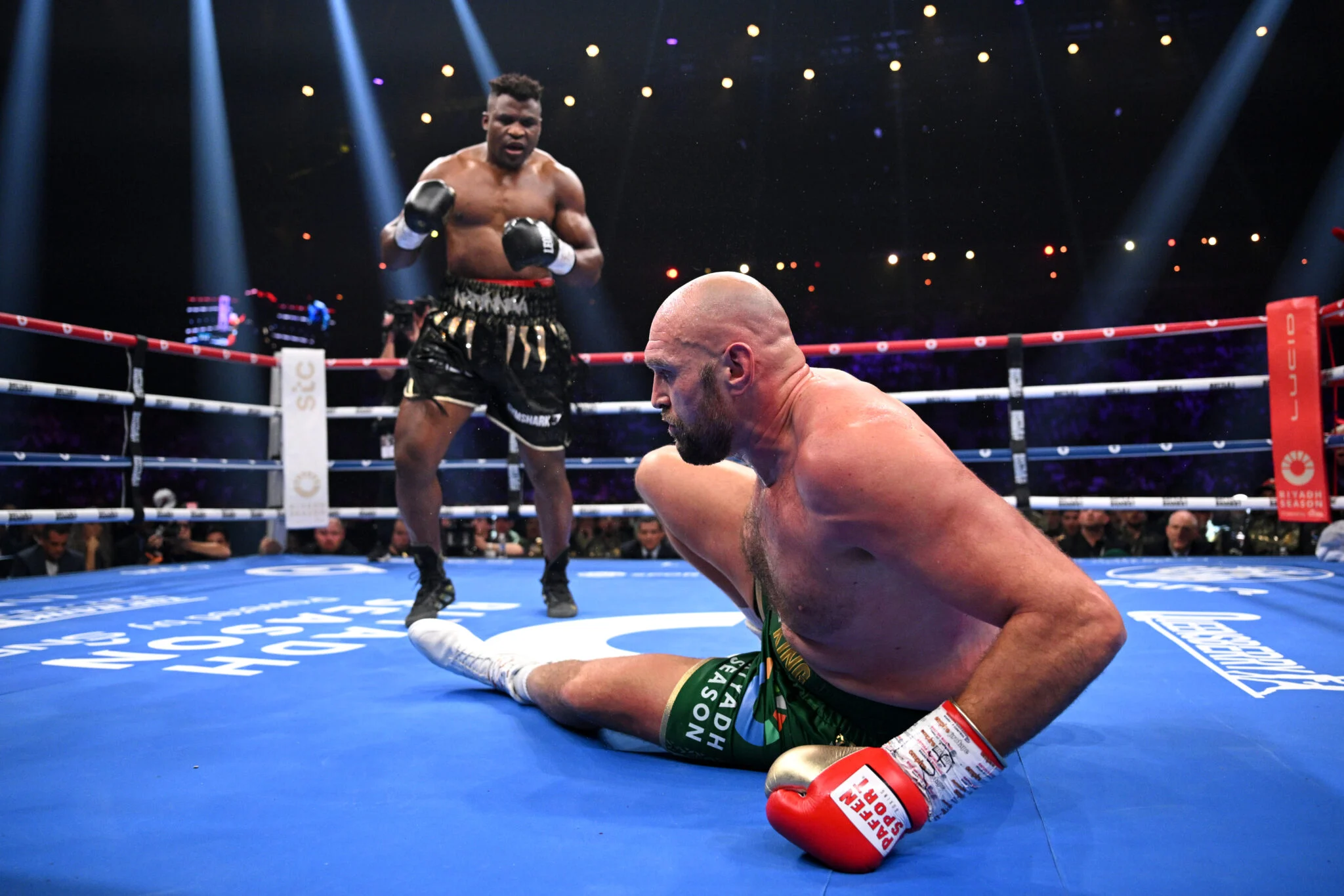 Tyson Fury compara poder de soco de Francis Ngannou e Deontay Wilder após ser derrubado: Quem bate mais forte?
