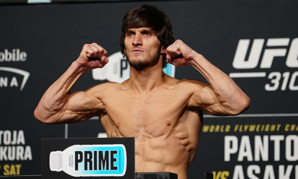 Movsar Evloev, estrela invicta do UFC, detona MMA feminino e pede liga exclusiva para mulheres, ecoando Khabib, antes de luta pelo cinturão.