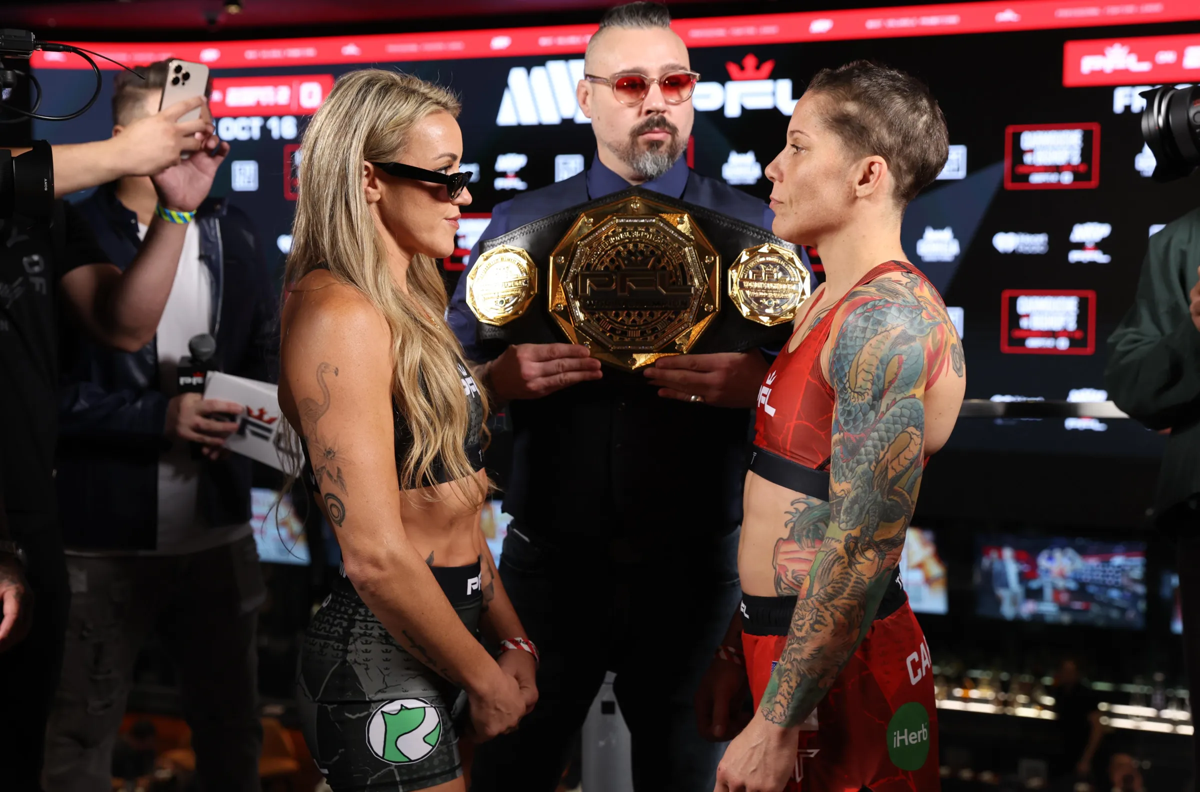 PFL Chicago: Liz Carmouche e Jena Bishop se Enfrentam em Revanche Histórica Pelo Título Peso-Mosca Vago do MMA