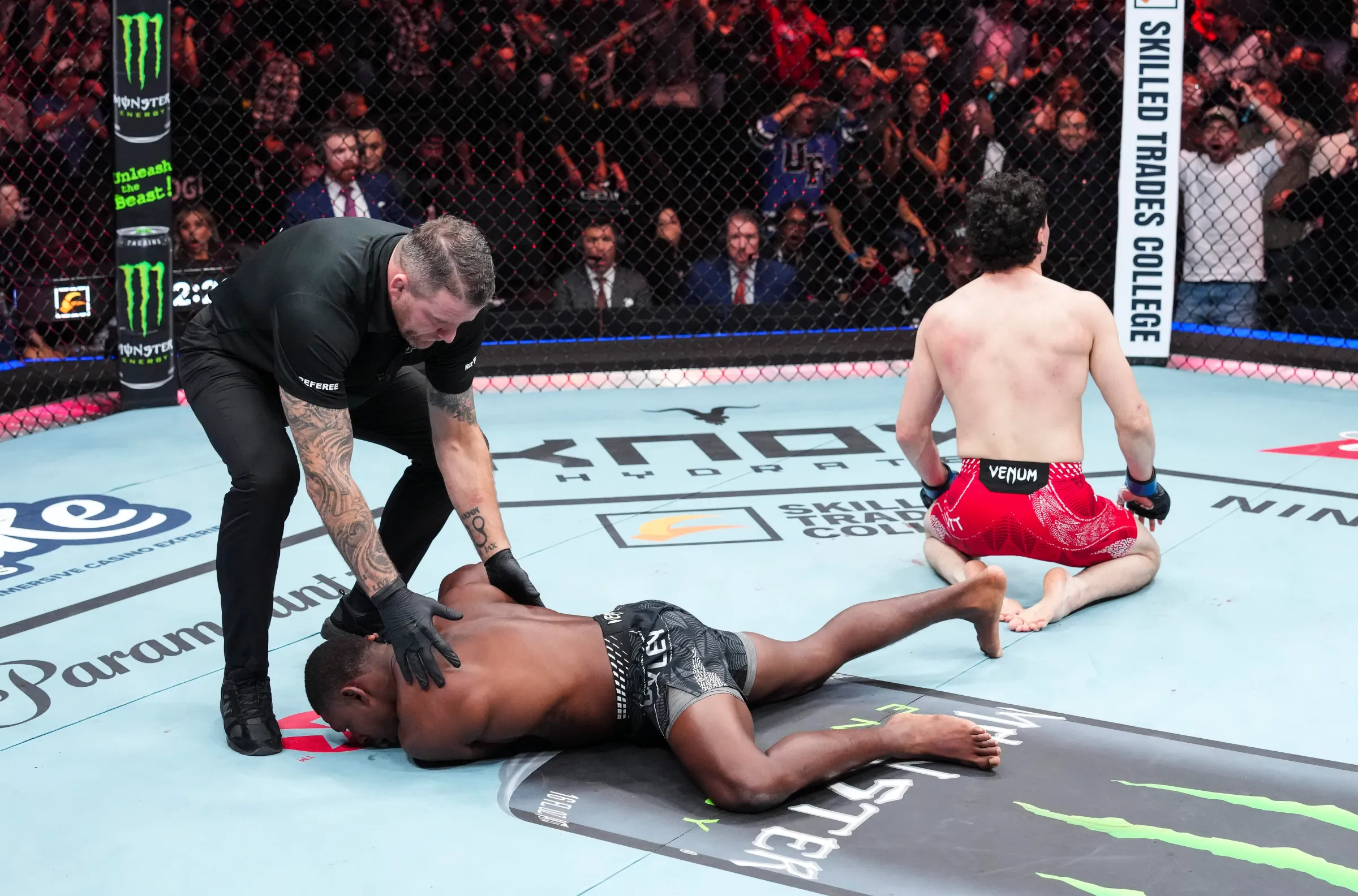 Joaquin Buckley em Choque ao Ver Seu Nocaute Brutal no UFC Edmonton: ‘Isso Tem Que Ser Inteligência Artificial!’